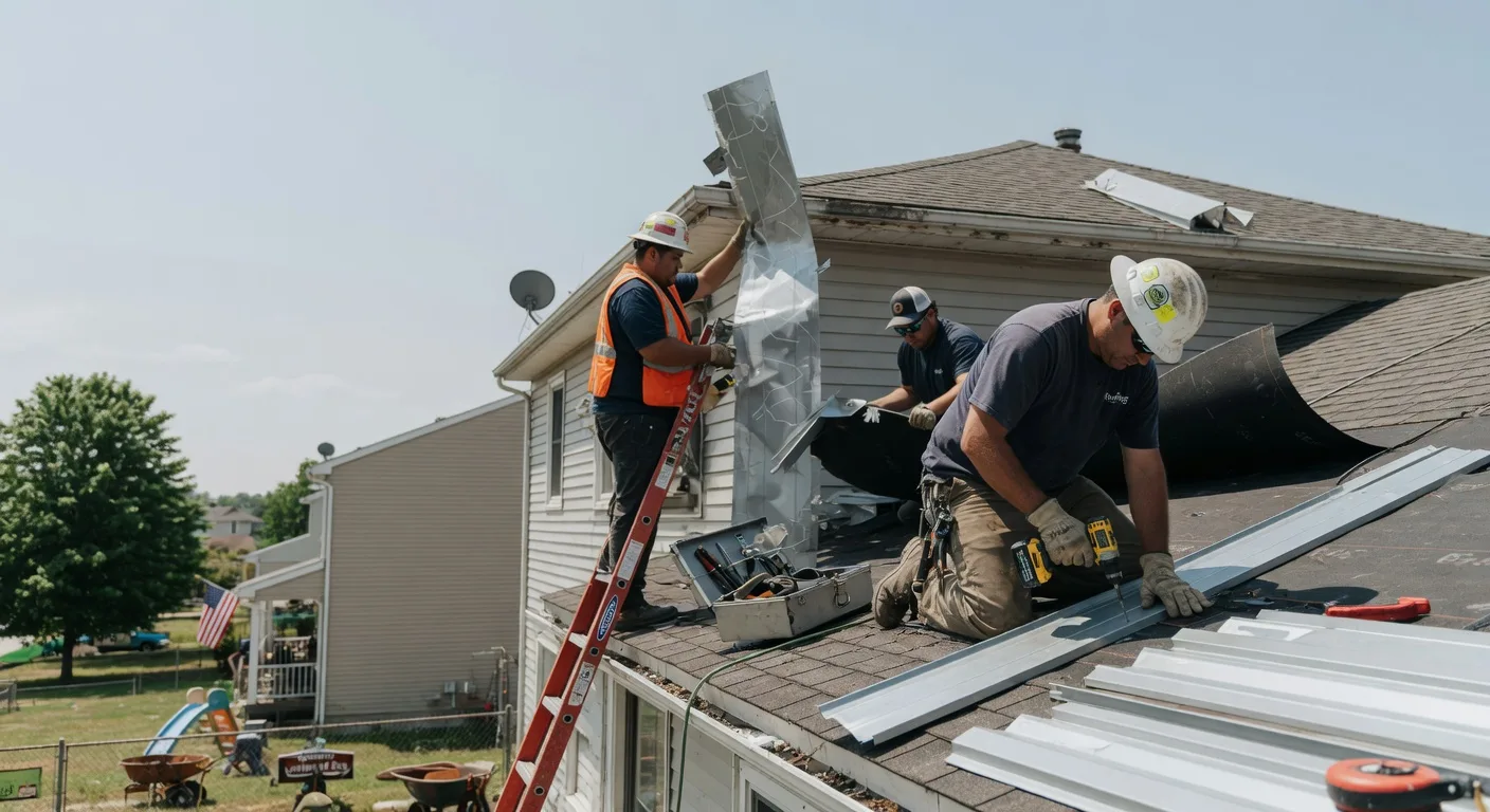 Storm Damage Metal Roof Repair in Sandy Creek, NY